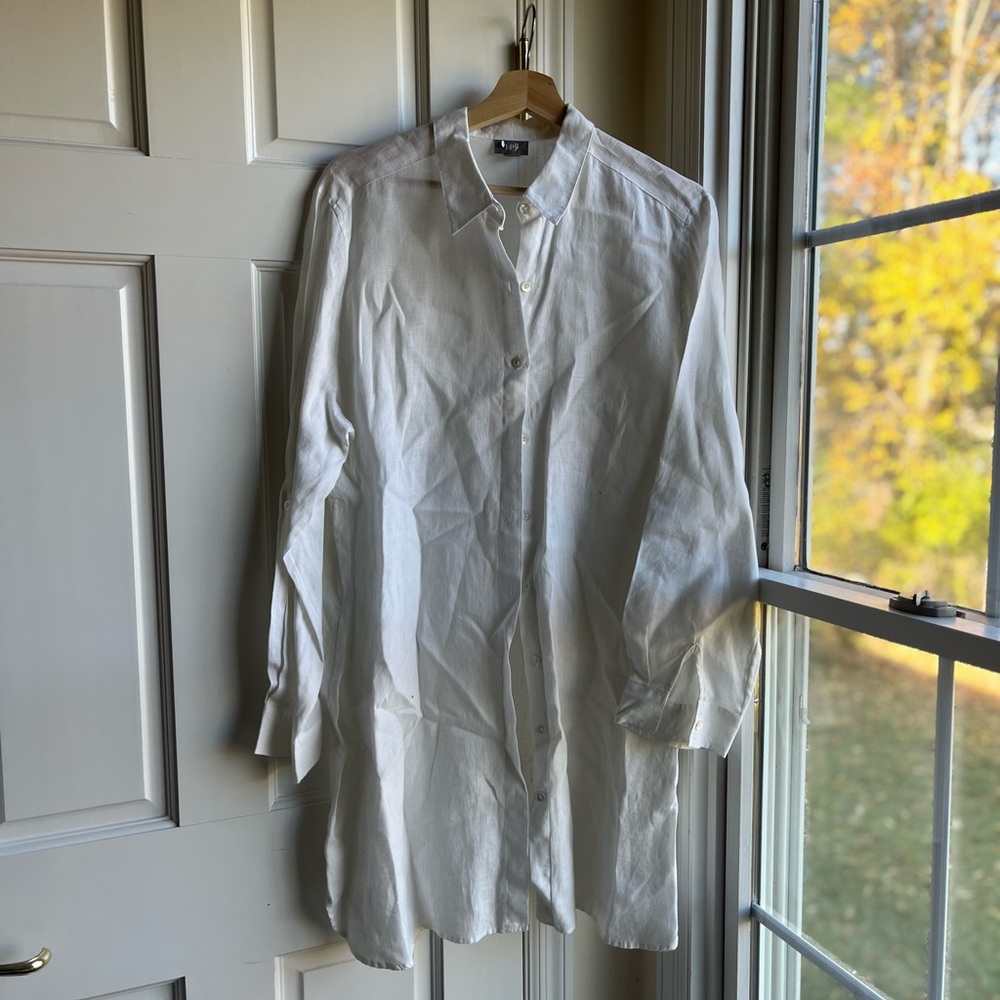 Linen Button-Up Shirt